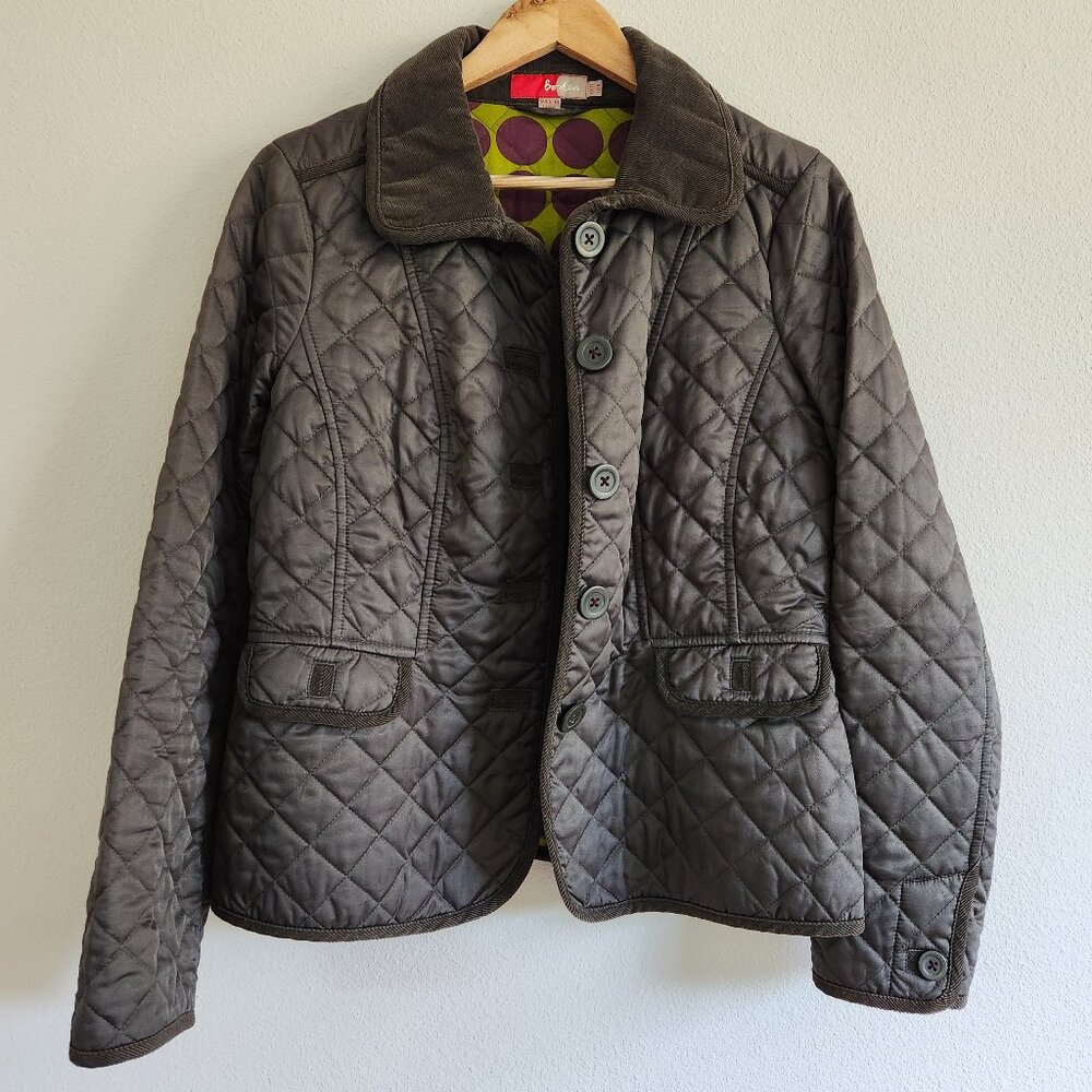 Boden Quilted Brown Jacket